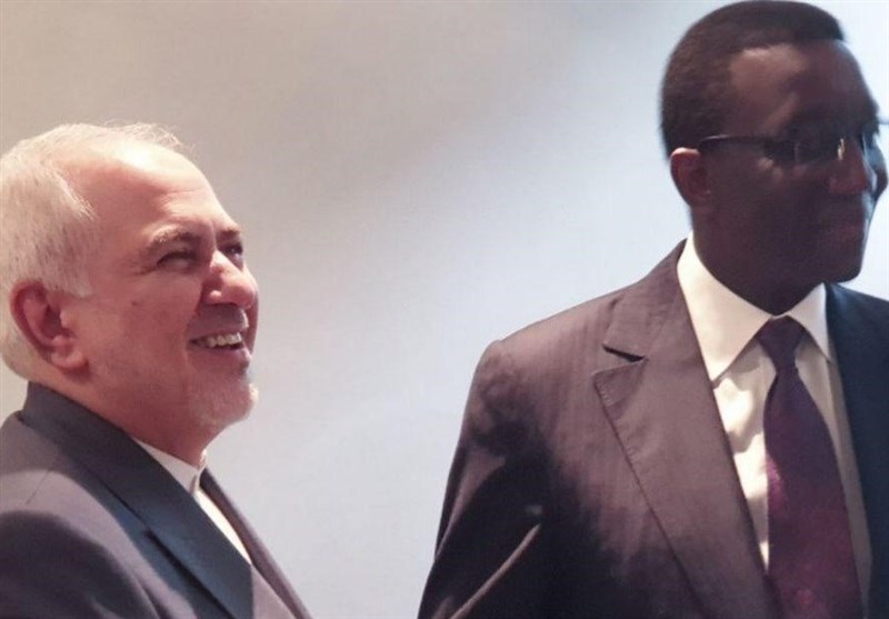 دیدار ظریف و وزیر امور خارجه سنگال در داکار