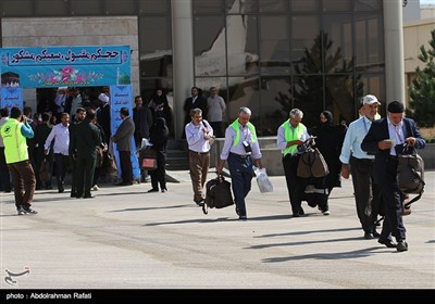 اعزام اولین گروه حجاج بیت الله الحرام از فرودگاه همدان