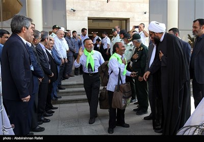 اعزام اولین گروه حجاج بیت الله الحرام از فرودگاه همدان