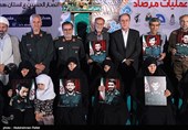 مراسم گرامیداشت عملیات مرصاد و ترفیع درجه به فرماندهان شهید استان همدان