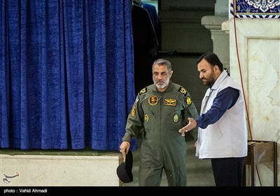  امیر یوسف قربانی فرمانده هوانیروز ارتش در نماز جمعه تهران 