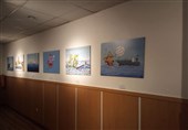 افتتاح نمایشگاه کاریکاتور ملکه کشتی ربا