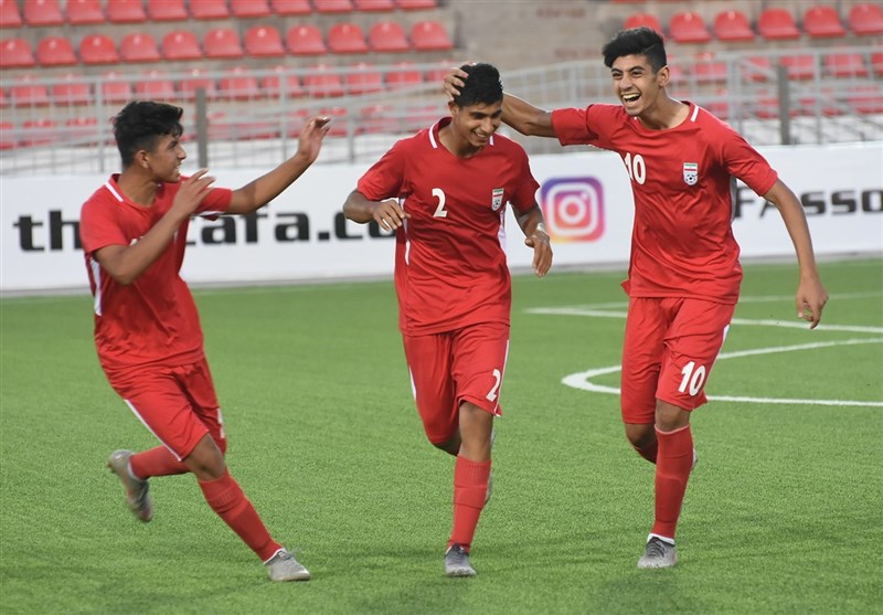 پیروزی تیم فوتبال نوجوانان در دیداری دوستانه