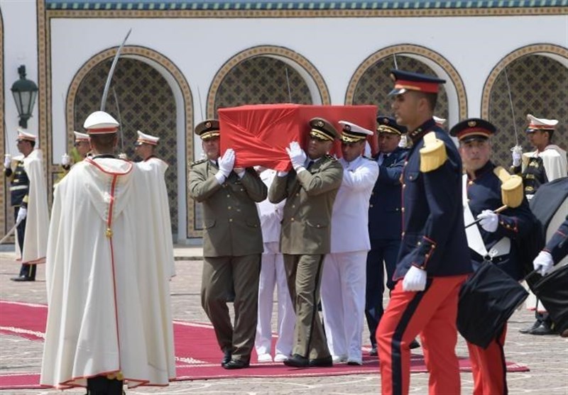 مراسم تشییع رئیس جمهور فقید تونس با مشارکت سران کشورها