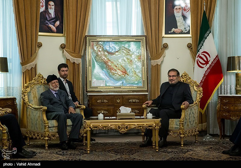 دیدار یوسف بن علوی، وزیر امور خارجه عمان با علی شمخانی دبیر شورای عالی امنیت ملی
