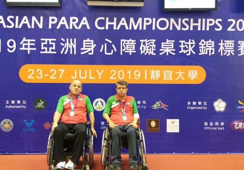 تنیس روی میز معلولان آسیا| مدال نقره برای تیم ایران
