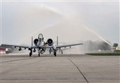 بازگشت 200 نفر از تیم پروازی جنگنده‌های A-10 از افغانستان