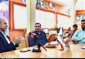 مدیرکل صدا و سیمای خوزستان از دفتر تسنیم بازدید کرد+تصویر