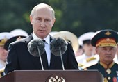 پوتین: ناوگان دریایی روسیه قادر به مقابله با هر تجاوز است