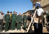 بازدید رئیس سازمان بسیج مستضعفین از مناطق سیل‌زده پلدختر به‌روایت تصاویر