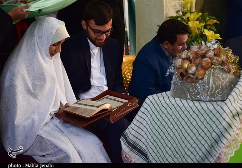 جشن ازدواج آسان زوج طلبه کرمانی به روایت تصویر