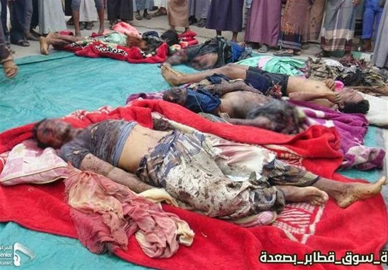واکنش یمنی‌ها به کشتار بازار «آل ثابت»؛ انصارالله: سازمان ملل مسئول تمام جنایات متجاوزان است