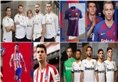 فوتبال جهان| پرطرفدارترین پیراهن‌های تیم‌های لالیگایی فصل 20-2019 کدامند؟