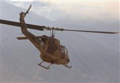 امداد رسانی بالگردهای ارتش به آتش سوزی ارتفاعات کازرون + عکس