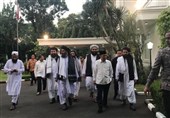 دیدار تیم مذاکره کننده طالبان به رهبری ملابرادر با شورای علمای اندونزی