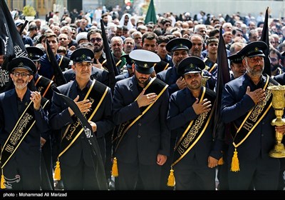 در سالروز شهادت امام جواد (ع) مراسم عزاداری خادمان حرم حضرت معصومه(س) برگزار شد