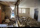 تخریب 8 باب منزل مسکونی بر اثر انفجار گاز - سنندج