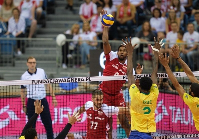 تورنمنت والیبال واگنر|پیروزی برزیل مقابل لهستان + تصاویر