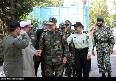 حضور امیرکیومرث حیدری فرمانده نیروی زمینی ارتش در ستاد هوانیروز
