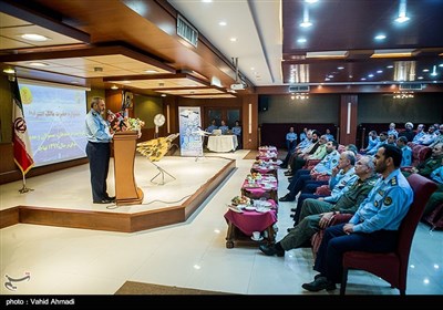 سخنرانی امیرعزیز نصیرزاده فرمانده نیروی هوایی ارتش در جشنواره مالک اشتر نهاجا 