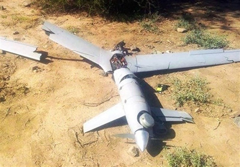 یمنی سرکاری فوج نے سعودی اتحادی افواج کا ڈرون سرنگوں کردیا