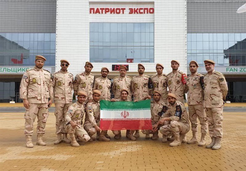 Iranian Border Police Team Attends Int’l Army Games in Moscow