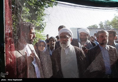 حضور حجت‌الاسلام احمد مروی تولیت آستان قدس رضوی در مراسم افتتاحیه سومین دوره اردوهای آموزشی "هفت روز در بهشت"