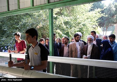حضور حجت‌الاسلام احمد مروی تولیت آستان قدس رضوی در مراسم افتتاحیه سومین دوره اردوهای آموزشی "هفت روز در بهشت"