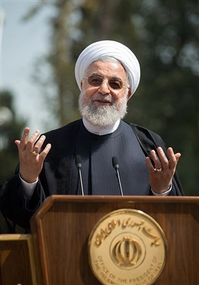 سخنرانی حسن روحانی رئیس جمهور به مناسبت روز خبرنگار در جمع خبرنگاران