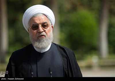 سخنرانی حسن روحانی رئیس جمهور به مناسبت روز خبرنگار در جمع خبرنگاران