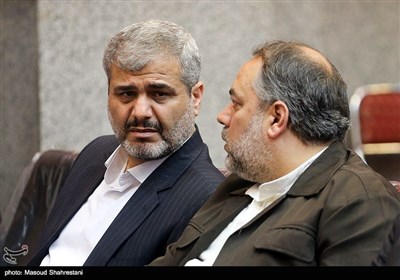 علی القاصی مهر دادستان تهران در مراسم تکریم و معارفه رئیس کل دادگستری استان تهران