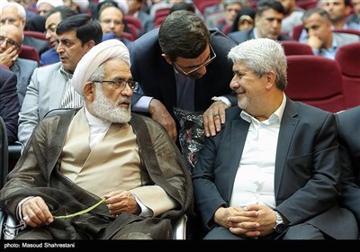 حجت الاسلام محمدجعفر منتظری دادستان کل در مراسم تکریم و معارفه رئیس کل دادگستری استان تهران