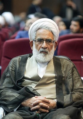 حجت الاسلام محمدجعفر منتظری دادستان کل در مراسم تکریم و معارفه رئیس کل دادگستری استان تهران