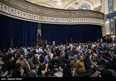مراسم ترحیم حاج محمدباقر منصوری در فاطمیه تهران