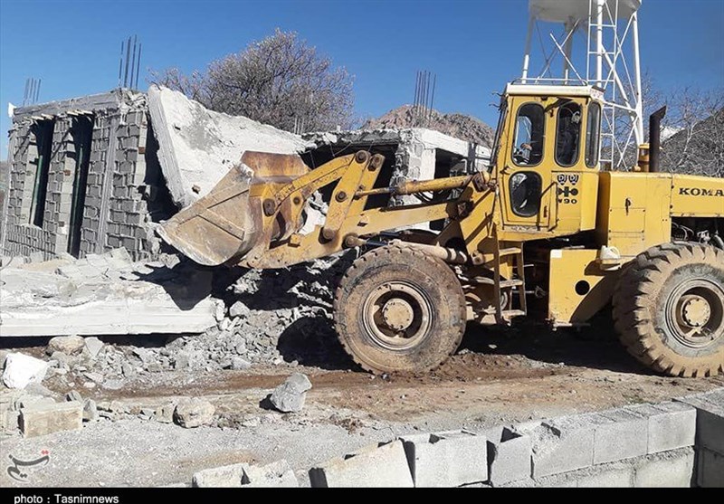 10 ساخت و ساز غیر مجاز در بویراحمد و دنا تخریب شد + تصاویر