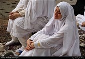 حجاج ایرانی در مراسم دعای عرفه در صحرای عرفات