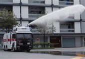 Hong Kong Police Show Off Water Cannon as Protests Linger