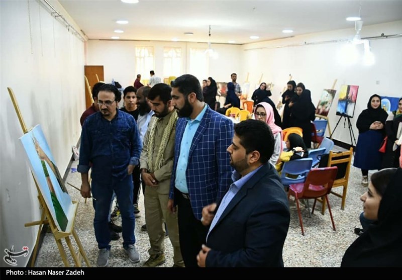خوزستان|کارگاه طراحی و نقاشی قربان تا غدیر در بندرماهشهر برگزار شد + تصاویر