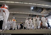 حضور حجاج در سومین روز رمی جمرات در منا