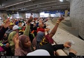 حضور حجاج در سومین روز رمی جمرات در منا