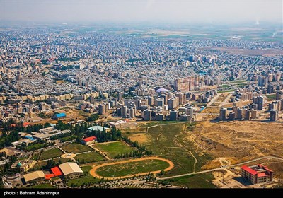 تصاویر هوایی کلانشهر اردبیل