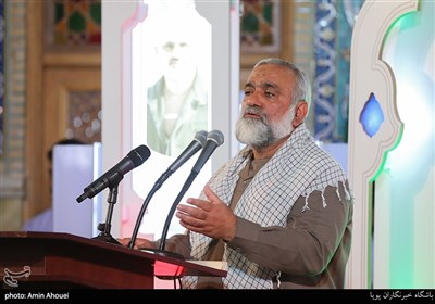 سخنرانی سردار محمدرضا نقدی در اجتماع بزرگ جهادگران عرصه خدمت