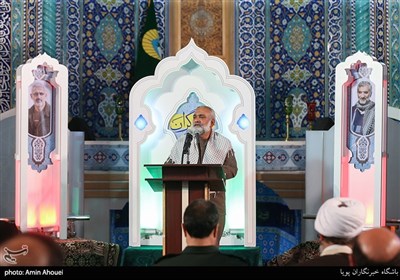 سخنرانی سردار محمدرضا نقدی در اجتماع بزرگ جهادگران عرصه خدمت