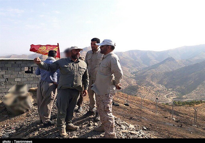 فرمانده سپاه کردستان از مقرهای عملیاتی سپاه در شهرستان مریوان بازدید کرد