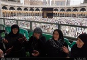 حجاج موسم حج98 در مسجدالحرام شهر مکه مکرمه