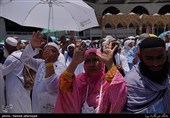 حجاج موسم حج98 در مسجدالحرام شهر مکه مکرمه