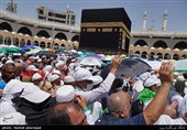 حجاج موسم حج98 در مسجدالحرام شهر مکه مکرمه