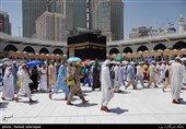 حجاج موسم حج98 در مسجدالحرام شهر مکه مکرمه