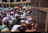 حجاج موسم حج98 در مسجدالحرام شهر مکه مکرمه
