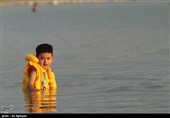حضور گردشگران تابستانی در سد حسنلو نقده به روایت تصویر